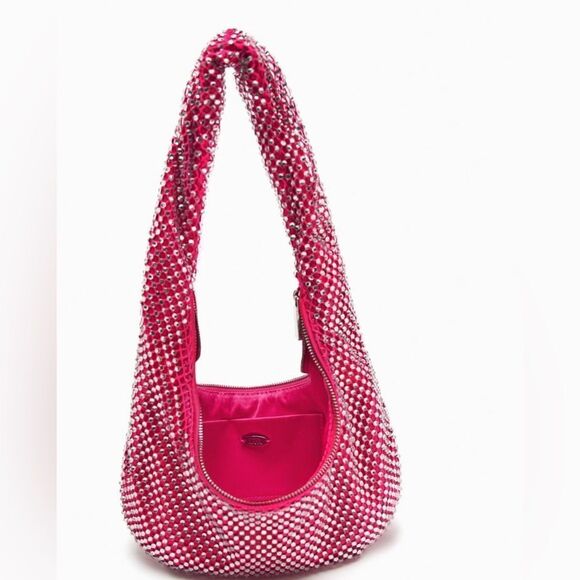 ZARA RHINESTONE SPARKLY SHOULDER BAG BARBIE BARBIECORE - Picture 7 of 7